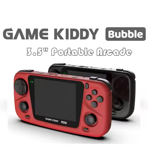 Bubble Retro Handheld Game Console 3.5" Portable Arcade w/ Dual Joysticks 4000mAh Battery RK3566 Pro