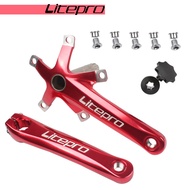 Litepro Bộ Trục Khuỷu Xe Đạp Gấp Được AL6061/T6 Hợp Kim Nhôm Siêu Nhẹ 170MM Tay Quay BMX SP8 Phụ Tùn