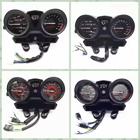 Tachometer Motorcycle Speedometer for YAMAHA YBR125 JYM125 YBR125K Meter Gauge Moto Tach Instrument 