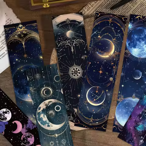 30pcs Fantasy Tarot Secrets Bookmarks Reading Pages Books Tagged School Stationary Supplies DIY Aest
