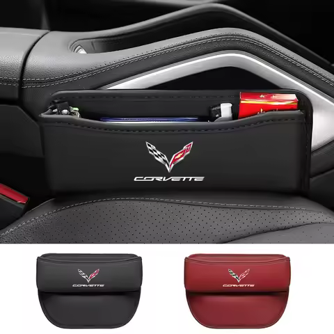 For Corvette C1 C2 C3 C4 C5 C5 C6 C7 C6-R C8 Car Seat Crevice Gaps Storage Seat Organizer Gap Slit F