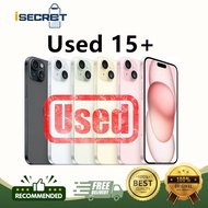 ISECRET-Used 15 PLUS  (256GB) / bh 100% /with box