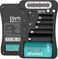 Battery Tester, Dlyfull LCD Display Universal Battery Checker for AA AAA C D 9V CR2032 CR123A CR2 CR