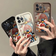 For Infinix Note 12 / Note 12 Pro / Note 30 / Note 30 Pro Infinix Smart 5 6 6HD 7 8 / X670 X6833B X680 Casing Cartoon Cute Super Mario Couples Trendy Brand Soft Silicone Case