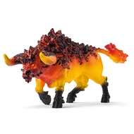 Schleich Eldrador Creatures Mythical Creatures Toys for Kids, Lava Monster Action Figure, Fire Bull,