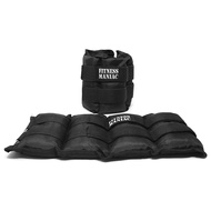 FITNESS MANIAC USA Pro Ankle Weights 1 Pair Double Straps Heavy Weight, 14 lbs (7 Pounds Per Ankle)