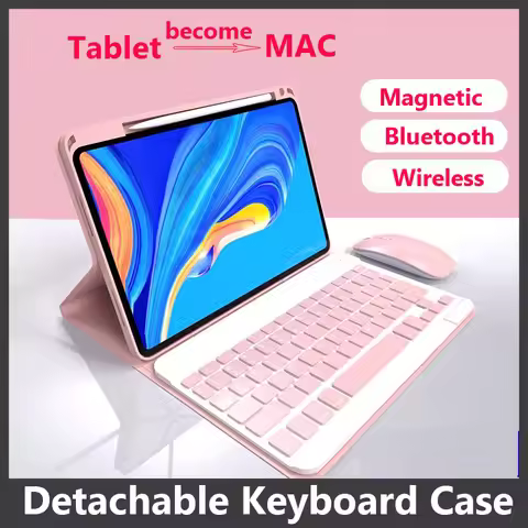 Bluetooth Case for Xiaomi Redmi Pad 2 4G 11inch 2025 Wi-Fi Pad SE 11 2023 MiPad 7 7 Pro 11.2inch wit