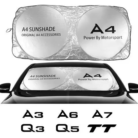 For Audi A4 B8 B9 B7 A3 8P 8V 8L A6 C6 C7 A5 A7 A1 A8 Q3 8U F3 Q5 8R FY Q7 TT Car Windshield Sunshad