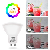 7W GU10 LED Bulbs, 2700K Warm White Spotlights, 600Lm Energy Saving Light Bulbs 60W Halogen Spotligh