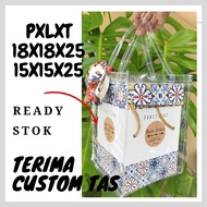 Carrying bag 18x18x25 Bamboo Besek size 15x15 cardboard dry cake box, cardboard bag Packing 15x15 ba