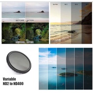 Filter ND Vari K&F concept: ND2-ND400 - size 82mm. GENUINE GENUINE