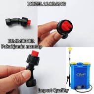 1 H Nozel Nozzle Nojel Spuyer Sprayer Gendong Pompa Elektrik 12V CBA 1 lobang 12v baterai
