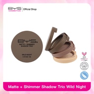 BYS Cosmetics Matte + Shimmer Shadow Trio - พาเลตต์อายแชโดว์ 3 เฉดสี (แมตต์และชิมเมอร์)