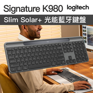 Logitech - Signature Slim Solar+ wireless keyboard K980 光能藍牙鍵盤 | 自定AI 啟動按鍵 | 920-013765