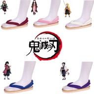 Anime Demon Slayer Cosplay Shoes Kimetsu No Yaiba Kamado Tanjirou Clogs Sandals Kamado Nezuko Geta Kochou Shinobu Flip Flops