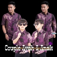 KEMEJA Couple batik - Father And Son batik Shirt For Adult Men batik Shirt couple batik Shirt For Boys