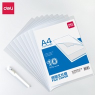 A4 L-shaped Deli Leaf Cover for Office Documents and Personal Files