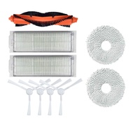 Compatible with Xiaomi mijia X20 C101 Robot Vacuum Cleaner Main Brush + Side Brush + HEPA Filter + Mop Cloth Spare Parts