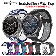 Beiziye Breathable Silicone Strap For Mibro Watch GS Pro 2 Smart Watch Bracelet Wristbands