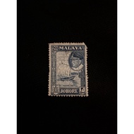 1957 - 20 Sen Johore Malaya Stamp