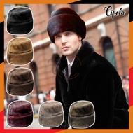 Cipelashop Hat Series B-9 Men's Russian Fur Hat Fashion Import Soft SUper Fur