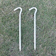 Tent Ground Nails, Question Mark Hexagonal Ground Nails, 7-Shaped Nails, Aluminum Alloy Te