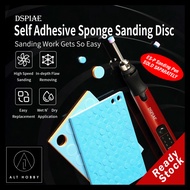 DSPIAE SS-C01/ SS-C02 Self Adhesive Sponge Sanding Disc/ Circular Sponge Sandpaper Set/ Model Tool