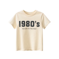 GRrrr Children's Clothing 2025 Summer New Style Children's Clothing Men's Short-Sleeved t-Shirt Wome