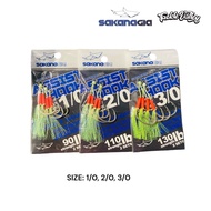 SAKANAGIA ASSIST HOOK KEVLAR ASSIST STEEL WIRE AH-04