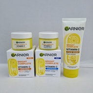 ( Promo ) Paket 5in1 Skincare Garnier Bright Complete Vitamin C Complete Set untuk Mencerahkan Wajah