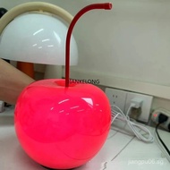 Cherry glass desk lamp USB night light bedroom bedside ambient light TV cabinet wine cabinet childre