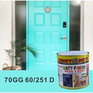 70GG 60/251 D  / MATT FINISH ( 1L ) Matt HEAVY DUTY PAINT HIGH ENAMEL PAINT FOR WOOD / METAL / EXTER