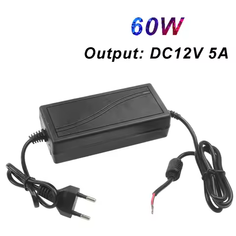 AC100-240V DC 12V 5A 60W 6A 70W Power supply adapter charger transformer converter for garden electr