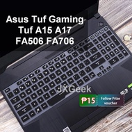 For Asus Tuf Gaming Laptop Keyboard Cover Tuf A15 A17 F15 FX506 Keyboard Protector Cover for FA706 FA506 FA506iu FA506iv Fa506ii Fa706ii FA706iu FX506L FX506LH FX506LI FX506LU