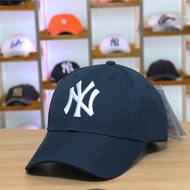Ny Korea MLB New York Baseball Caps Korea Strapback Basic Embroidery Hat - Navy