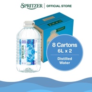 Spritzer Distilled Water - 8 Cartons Bundle (6L X 2)