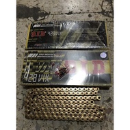DID MOTORCYCLE CHAIN ORING 428VIX-124/132L GOLD