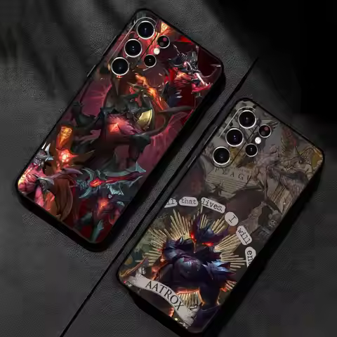 L-League of LeagueES Aatrox Phone Case For Samsung Galaxy S25 S24 S23 S22 S21 S20 Plus Ultra Note20 