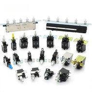 5Pcs KDC-A04  2/4 Pins Power Switch Self-locking Switch SW-3-2 Push Button Switch of Range Hood 250V