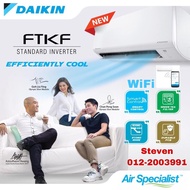 Daikin FTKF-A SERIES1.0HP-2.5HP NO WIFI Inverter Wall Mounted Air Conditioner R32