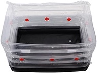 Mushroom Grow Kit, Transparent Breathable Drainage Hole PVC 10 Air Inflatable Mushroom Grow Kit for Balcony