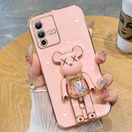 เคสสำหรับ โทรศัพท์ VIVO  Y01 Y01A Y15A Y15S ฝาหลังสุดหรู3มิติพร้อมตัวยึด