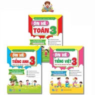 Book - Summer Review Combo Math, Vietnamese, English Grade 3 (For students from 3rd grade to 4th gra