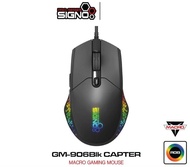 🔔เมาส์เกมส์มิ่ง SIGNO รุ่น GM-906 Macro Gaming Mouse CAPTER 4800 DPI 🔔