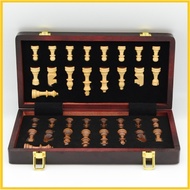 【Local seller】Magnetic Chess Set New Zealand Pine Wooden Folding Chess board Handwork Solid Wood