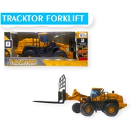 Mainan Diecast Truck Tractor Kontruksi truk Tractor Buldozer Slinder Roller Beko excavator ukuran be