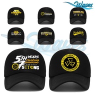 Tau Gamma Phi Triskelion 57th Anniversary Cap Trucker Snap Back Baseball Cap For Men & Women Waves