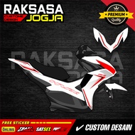 Yamaha Aerox new transparent vinyl racing striping sticker, minimalist ZK-23