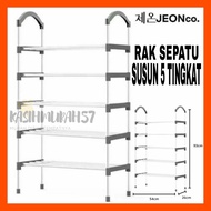 JEON 5-TIER SHOE RACK JEON 5-TIER SHOE RACK/ 5-TIER SHOE RACK/ SANDALS SHOE RACK/ PORTABLE SHOE RACK