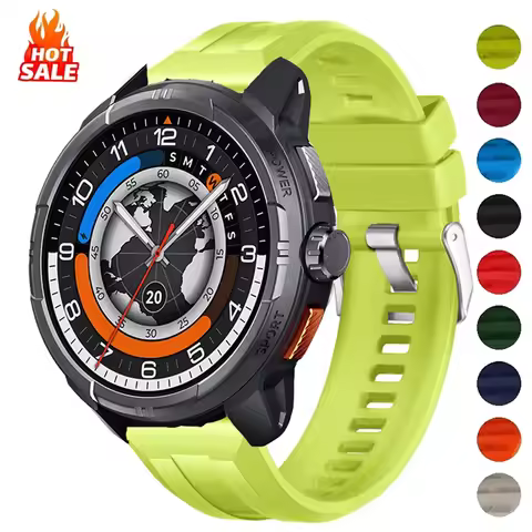 22mm Silicone Band For Haylou Solar Ultra/Solar 5/Solar Neo Sport Strap For Haylou Watch 2 Pro RS5 S